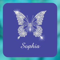 White Diamond Butterfly, Script Name, Deep Blue