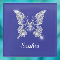White Diamond Butterfly, Script Name, Deep Blue