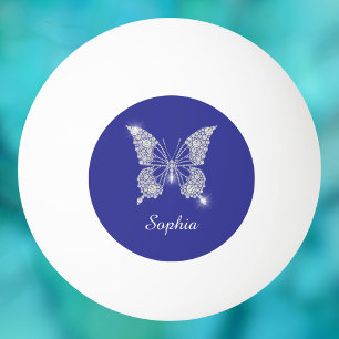 White Diamond Butterfly, Script Name, Deep Blue Ping Pong Ball