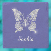 White Diamond Butterfly, Script Name, Deep Blue