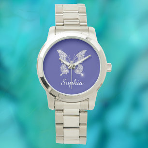 White Diamond Butterfly, Script Name, Deep Blue Watch