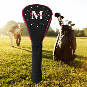 White Diamonds Monogram Golf Head Cover