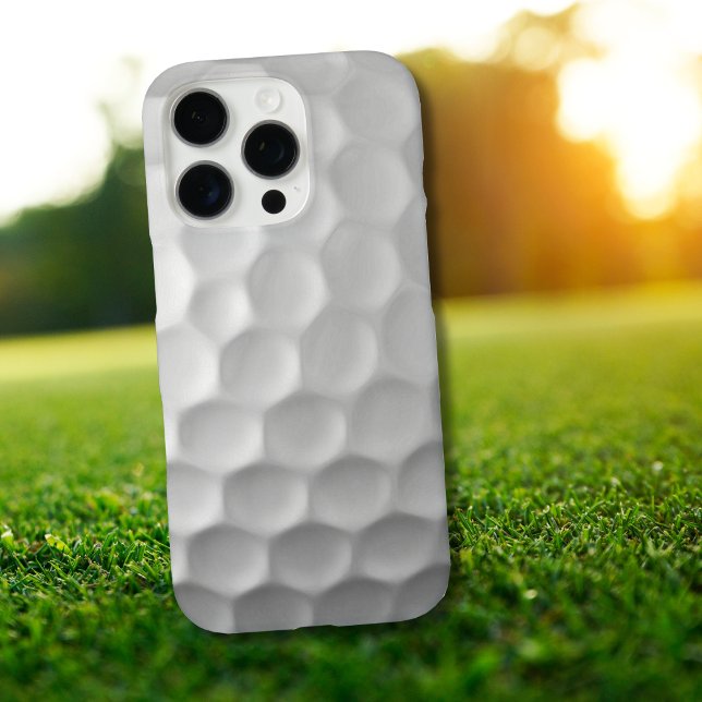 White Dimpled Golf Ball Texture Case-Mate iPhone Case (Creator Uploaded)