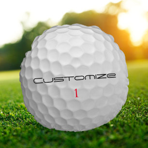 White Dimpled Golf Ball Texture Custom Name Number Round Cushion