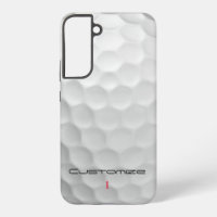 White Dimpled Golf Ball Texture Custom Name Number