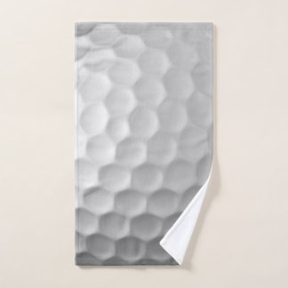 White Dimpled Golf Ball Texture Hand Towel