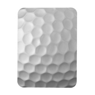 White Dimpled Golf Ball Texture Magnet