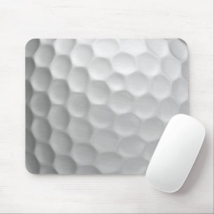White Dimpled Golf Ball Texture Mouse Mat