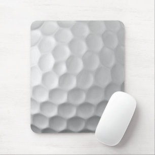 White Dimpled Golf Ball Texture Mouse Mat