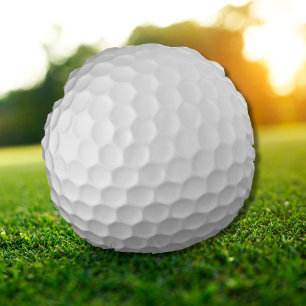 White Dimpled Golf Ball Texture Round Cushion