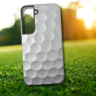 White Dimpled Golf Ball Texture Samsung Galaxy Case