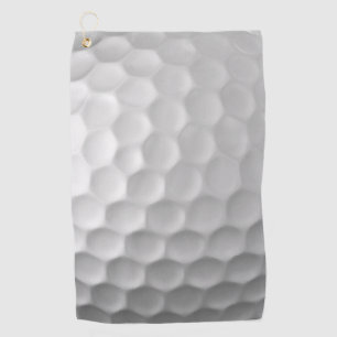 White Dimpled Golf Ball Texture Towel