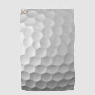 White Dimpled Golf Ball Texture Towel