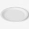 White Dinner Paper Plate