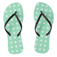 White Dotted Mint Green Modern Trendy Template