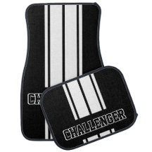 White Double Race Stripes