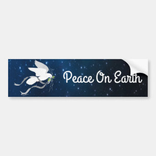 White Dove Bumper Sticker