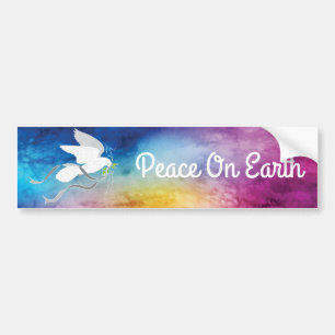 White Dove Bumper Sticker