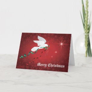 White Dove Holiday Card