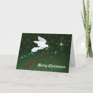 White Dove Holiday Card