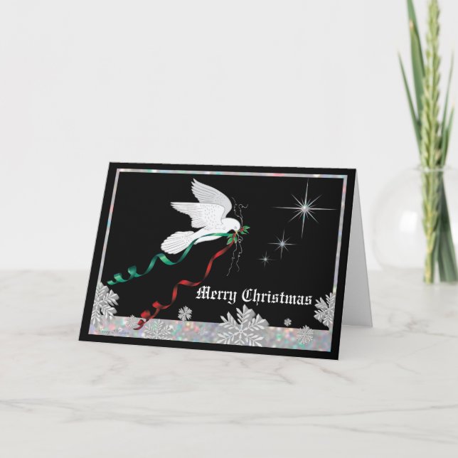 White Dove Holiday Card (Front)