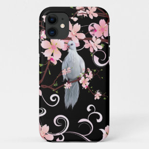 White Dove in Dogwood Blossoms iPhone 11 Case
