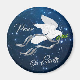 White Dove Magnet