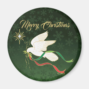 White Dove Magnet