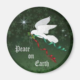 White Dove Magnet