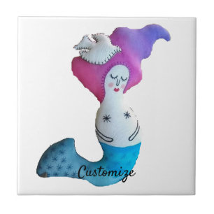 White Dove Mermaid Thunder_Cove Tile