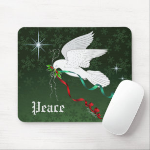 White Dove Mouse Mat