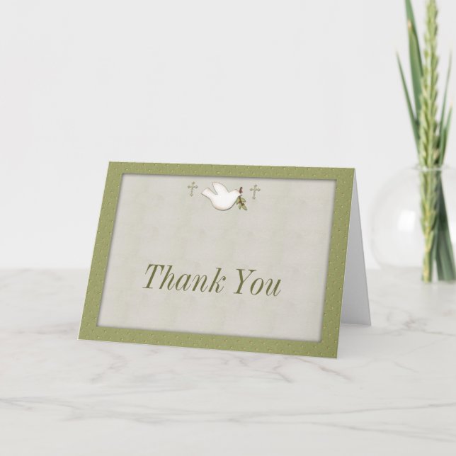 White Dove Religious Thank You (Front)