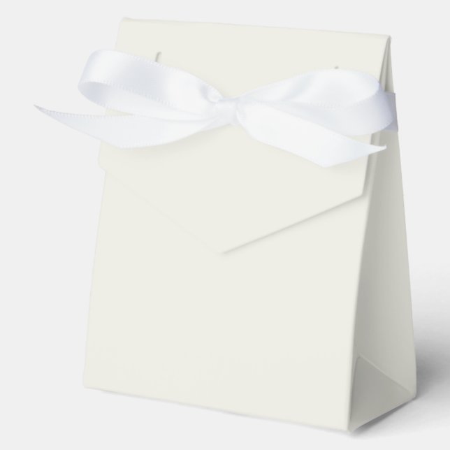 White Dove Solid Colour Favour Box (Front)