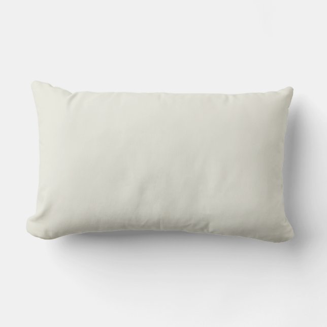 White Dove Solid Colour Lumbar Cushion (Front)