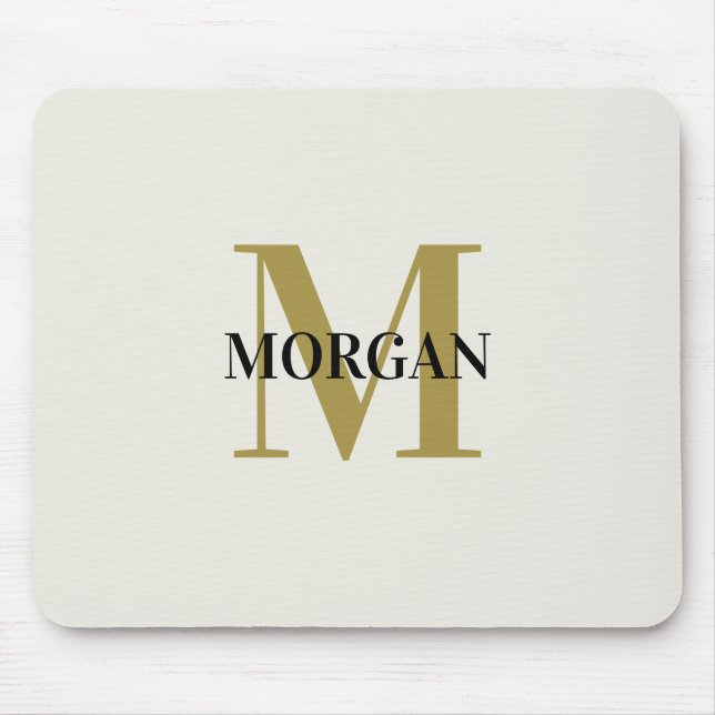 White Dove Solid Colour Mouse Mat (Front)