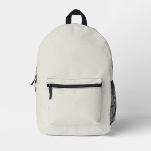 White Dove Solid Colour Printed Backpack