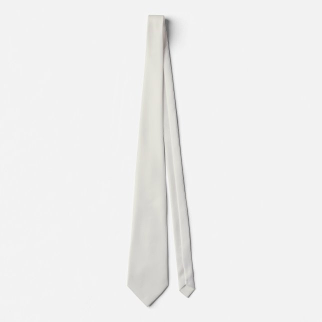 White Dove Solid Colour Tie (Front)