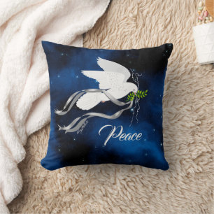 White Dove Throw Pillow