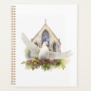 White Dove with Church Planner