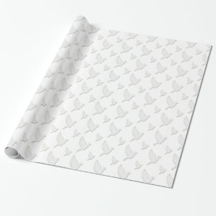 White Dove Wrapping Paper