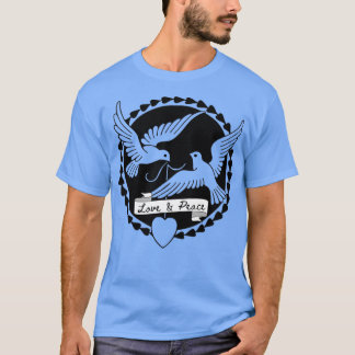 White doves of love amp peace T-Shirt