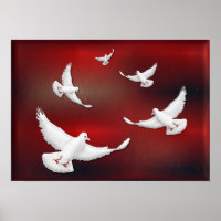 WHITE DOVES OF PEACE