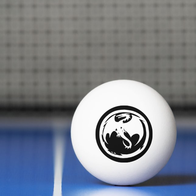 White Dragon 3 star ping pong ball (Net)