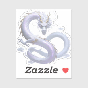 White Dragon Art   Mythical Fantasy Aesthetic   Or