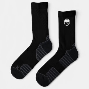 White Dragon black high performance socks