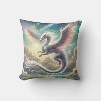 White Dragon Cushion