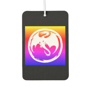 White Dragon neon car air freshener