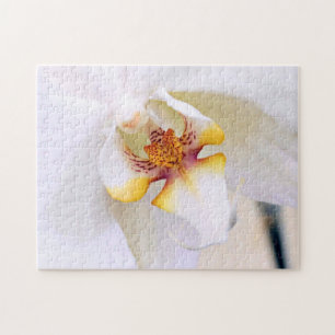 White Dream Orchid Jigsaw Puzzle