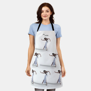 White Dress Dancer Thunder_Cove Apron
