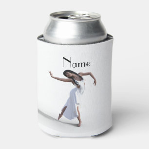 White Dress Dancer Thunder_Cove Can Cooler
